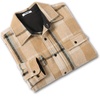 image:imageCOOFANDY Mens Flannel Shirts Long Sleeve Cotton Plaid Shirt Jacket Casual Button Down Shirt with PocketsLight Khaki