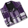 image:imageCOOFANDY Mens Flannel Shirts Long Sleeve Cotton Plaid Shirt Jacket Casual Button Down Shirt with PocketsPurple