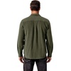 image:imageCOOFANDY Mens Flannel Shirts Long Sleeve Cotton Plaid Shirt Jacket Casual Button Down Shirt with PocketsSolid Army Green