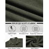 image:imageCOOFANDY Mens Flannel Shirts Long Sleeve Lightweight Plaid Shirt Casual Button Down Shirts JacketArmy Green