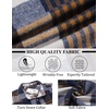 image:imageCOOFANDY Mens Flannel Shirts Long Sleeve Lightweight Plaid Shirt Casual Button Down Shirts JacketBlue Plaid