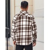 image:imageCOOFANDY Mens Flannel Shirts Long Sleeve Lightweight Plaid Shirt Casual Button Down Shirts JacketBrown