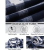 image:imageCOOFANDY Mens Flannel Shirts Long Sleeve Lightweight Plaid Shirt Casual Button Down Shirts JacketLight Blue