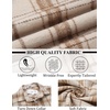 image:imageCOOFANDY Mens Flannel Shirts Long Sleeve Lightweight Plaid Shirt Casual Button Down Shirts JacketLight Brown