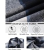image:imageCOOFANDY Mens Flannel Shirts Long Sleeve Lightweight Plaid Shirt Casual Button Down Shirts JacketNavy Blue
