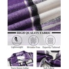 image:imageCOOFANDY Mens Flannel Shirts Long Sleeve Lightweight Plaid Shirt Casual Button Down Shirts JacketPurple