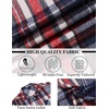 image:imageCOOFANDY Mens Flannel Shirts Long Sleeve Lightweight Plaid Shirt Casual Button Down Shirts JacketRed Blue