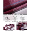 image:imageCOOFANDY Mens Flannel Shirts Long Sleeve Lightweight Plaid Shirt Casual Button Down Shirts JacketRed White
