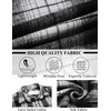 image:imageCOOFANDY Mens Flannel Shirts Long Sleeve Lightweight Plaid Shirt Casual Button Down Shirts JacketWhite Black