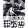 image:imageCOOFANDY Mens Flannel Shirts Long Sleeve Lightweight Plaid Shirt Casual Button Down Shirts with PocketBlack