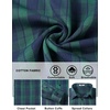 image:imageCOOFANDY Mens Flannel Shirts Long Sleeve Lightweight Plaid Shirt Casual Button Down Shirts with PocketGreen