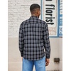 image:imageCOOFANDY Mens Flannel Shirts Long Sleeve Lightweight Plaid Shirt Casual Button Down Shirts with PocketNavy Blue