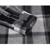 image:imageCOOFANDY Mens Flannel Shirts Long Sleeve Plaid Shirt Jacket Button Down Shirt with PocketsBlack