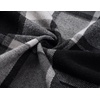 image:imageCOOFANDY Mens Flannel Shirts Long Sleeve Plaid Shirt Jacket Button Down Shirt with PocketsBlack