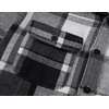 image:imageCOOFANDY Mens Flannel Shirts Long Sleeve Plaid Shirt Jacket Button Down Shirt with PocketsBlack