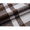 image:imageCOOFANDY Mens Flannel Shirts Long Sleeve Plaid Shirt Jacket Button Down Shirt with PocketsBrown  White