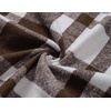 image:imageCOOFANDY Mens Flannel Shirts Long Sleeve Plaid Shirt Jacket Button Down Shirt with PocketsBrown  White