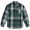 image:imageCOOFANDY Mens Flannel Shirts Long Sleeve Plaid Shirt Jacket Button Down Shirt with PocketsGreen