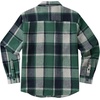 image:imageCOOFANDY Mens Flannel Shirts Long Sleeve Plaid Shirt Jacket Button Down Shirt with PocketsGreen