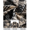 image:imageCOOFANDY Mens Flannel Shirts Long Sleeve Plaid Shirt Jacket Button Down Shirt with PocketsKhaki