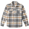 image:imageCOOFANDY Mens Flannel Shirts Long Sleeve Plaid Shirt Jacket Button Down Shirt with PocketsLight Khaki