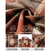 image:imageCOOFANDY Mens Flannel Shirts Long Sleeve Plaid Shirt Jacket Button Down Shirt with PocketsOrange