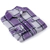 image:imageCOOFANDY Mens Flannel Shirts Long Sleeve Plaid Shirt Jacket Button Down Shirt with PocketsPurple