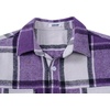 image:imageCOOFANDY Mens Flannel Shirts Long Sleeve Plaid Shirt Jacket Button Down Shirt with PocketsPurple