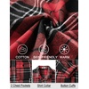 image:imageCOOFANDY Mens Flannel Shirts Long Sleeve Plaid Shirt Jacket Button Down Shirt with PocketsRed