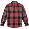 image:imageCOOFANDY Mens Flannel Shirts Long Sleeve Plaid Shirt Jacket Button Down Shirt with PocketsRed