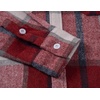 image:imageCOOFANDY Mens Flannel Shirts Long Sleeve Plaid Shirt Jacket Button Down Shirt with PocketsWine Red