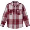 image:imageCOOFANDY Mens Flannel Shirts Long Sleeve Plaid Shirt Jacket Button Down Shirt with PocketsWine Red
