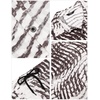 image:imageCOOFANDY Mens Hawaiian Matching Set Summer Beach 2 Piece Outfits Flower Button Down Shirts and Shorts Vacation OutfitsBlack and White Stripes