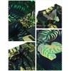 image:imageCOOFANDY Mens Hawaiian Matching Set Summer Beach 2 Piece Outfits Flower Button Down Shirts and Shorts Vacation OutfitsNavy Blue