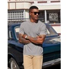image:imageCOOFANDY Mens Henley Shirts Short Sleeve Texture Casual Button Henley Summer Classic Basic Tee ShirtsLight Grey