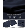 image:imageCOOFANDY Mens Henley Shirts Short Sleeve Texture Casual Button Henley Summer Classic Basic Tee ShirtsNavy Blue