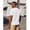 image:imageCOOFANDY Mens Henley Shirts Short Sleeve Texture Casual Button Henley Summer Classic Basic Tee ShirtsWhite