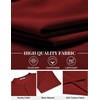 image:imageCOOFANDY Mens Henley Shirts Short Sleeve Texture Casual Button Henley Summer Classic Basic Tee ShirtsWine Red