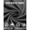 image:imageCOOFANDY Mens Henley TShirt Long Sleeve Casual Lightweight Pullover Shirts Soft Stretch Basic Tees Fall TopsDark Grey