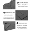 image:imageCOOFANDY Mens Henley TShirt Long Sleeve Casual Lightweight Pullover Shirts Soft Stretch Basic Tees Fall TopsDark Grey