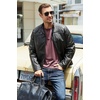 image:imageCOOFANDY Mens Henley TShirt Long Sleeve Casual Lightweight Pullover Shirts Soft Stretch Basic Tees Fall TopsDark Red