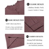 image:imageCOOFANDY Mens Henley TShirt Long Sleeve Casual Lightweight Pullover Shirts Soft Stretch Basic Tees Fall TopsDark Red