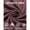 image:imageCOOFANDY Mens Henley TShirt Long Sleeve Casual Lightweight Pullover Shirts Soft Stretch Basic Tees Fall TopsDark Red