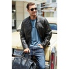 image:imageCOOFANDY Mens Henley TShirt Long Sleeve Casual Lightweight Pullover Shirts Soft Stretch Basic Tees Fall TopsDemin Blue
