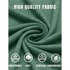 image:imageCOOFANDY Mens Henley TShirt Long Sleeve Casual Lightweight Pullover Shirts Soft Stretch Basic Tees Fall TopsGreen