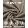 image:imageCOOFANDY Mens Henley TShirt Long Sleeve Casual Lightweight Pullover Shirts Soft Stretch Basic Tees Fall TopsKhaki