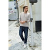 image:imageCOOFANDY Mens Henley TShirt Long Sleeve Casual Lightweight Pullover Shirts Soft Stretch Basic Tees Fall TopsLight Grey
