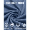 image:imageCOOFANDY Mens Henley TShirt Long Sleeve Casual Lightweight Pullover Shirts Soft Stretch Basic Tees Fall TopsNavy