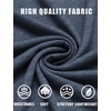 image:imageCOOFANDY Mens Henley TShirt Long Sleeve Casual Lightweight Pullover Shirts Soft Stretch Basic Tees Fall TopsNavy Blue