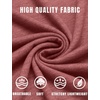 image:imageCOOFANDY Mens Henley TShirt Long Sleeve Casual Lightweight Pullover Shirts Soft Stretch Basic Tees Fall TopsRed